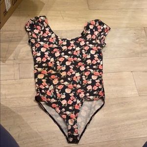 Charlotte Russe floral bodysuit